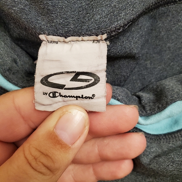 Champion Womens C9 Capri Leggings Hidden Waist Pocket Gray Blue Size Medium - Picture 5 of 7